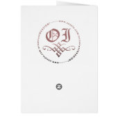 Passeport de demoiselle d'honneur (Dos)