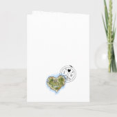 Passeport de destination mariage illustré Cartes c (Dos)