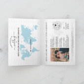 Passeport de destination mariage illustré Cartes c (Intérieur)