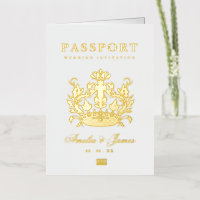 Passeport Destination Mariage vraie invitation Foi