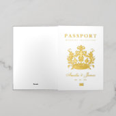 Passeport Destination Mariage vraie invitation Foi (Mise à l'extérieur)
