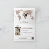 Passeport Destination unique Mariage Invitation (Intérieur)