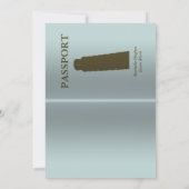 Passeport d'Italie (rendu) Faire-part de mariage I (Dos)