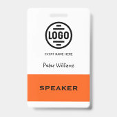 Passeport photo d'identification de badge pour con (Avant)