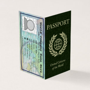 passeport vert carte de visite