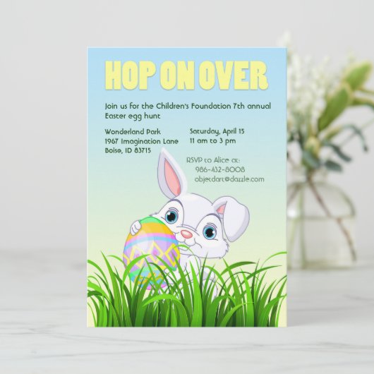 Passer aux invitations de Pâques (Debout devant)