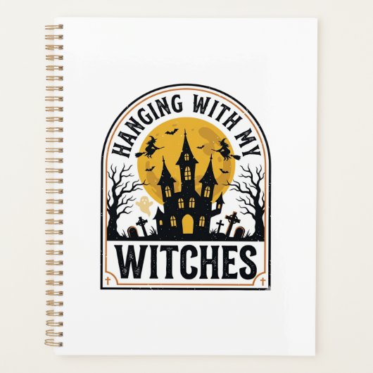 Passer du temps avec mes sorcières design Hallowee (Devant)