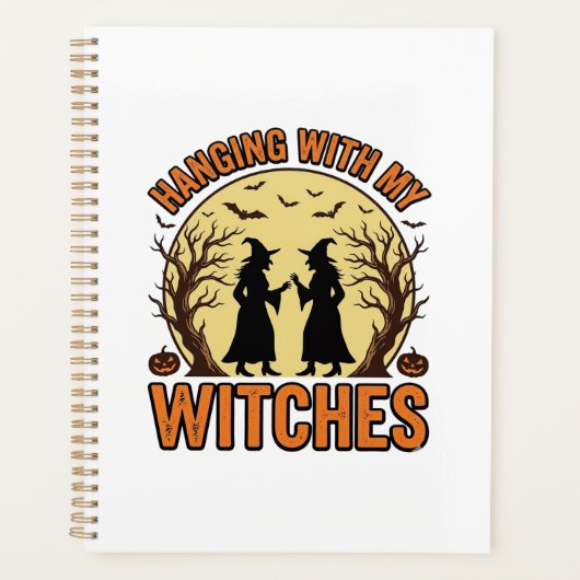 Passer du temps avec mes sorcières design Hallowee (Devant)
