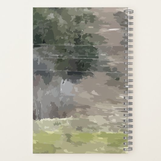 Passer Le Carnet Spiral Vert (Verso)