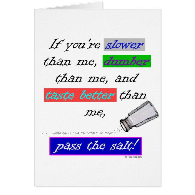 Passer le sel (Devant)