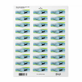 Passer simplement par les étiquettes d'adresse de  (Feuille entière)