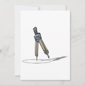 Passercompas Tekengereedschap voor Geometrie Kaart (Voorkant)