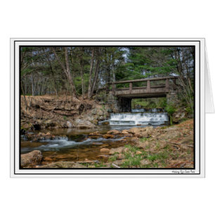 Passerelle au-dessus de la carte de note de série