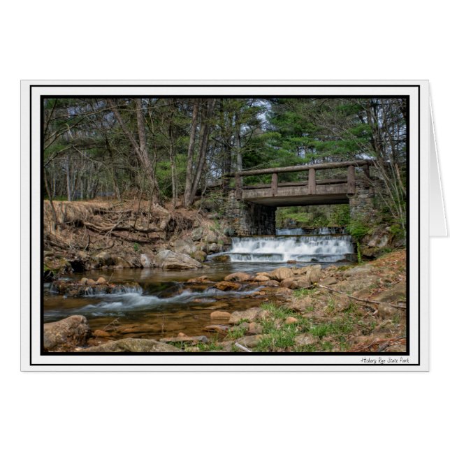 Passerelle au-dessus de la carte de note de série  (Devant horizontal)