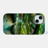 Passerelle au-dessus d'un ruisseau dans la forêt.  (Verso Horizontal)