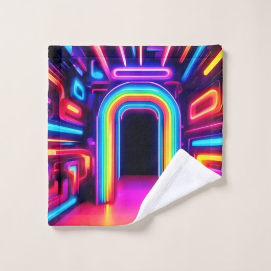 Passerelle Neon Rainbow (Gant de toilette)