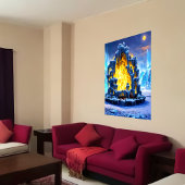 Passerelle vers l'enfer | AI Art Poster