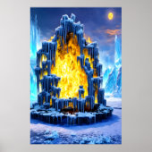 Passerelle vers l'enfer | AI Art Poster (Devant)