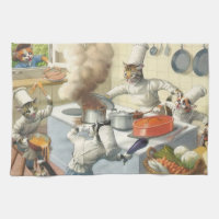PASSERELLES : Catastrophe de cuisine - serviette