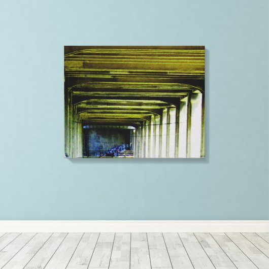 Passerer vers l'impression de la toile de fermetur (Insitu (Plancher de Bois))