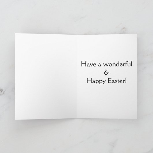 Passez simplement sur la carte de Pâques (Intérieur)