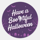 Passez un Halloween Bootiful / Autocollants (Devant)