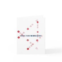 Passez une belle journée, carte pensée pour vous