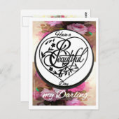 Passez une 'Belle' Journée Carte Postale Dessinée  (Devant / Derrière)