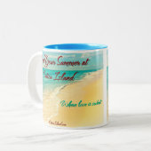 Passez votre été à la tasse de café d'île de (Devant gauche)