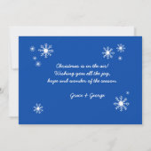 Passez-vous une petite carte photo de Noël (Dos)