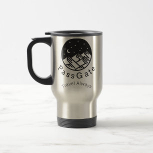 PassGate Steel Mok - Altijd reizen