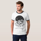PassGate Voyage Toujours T-shirt homme blanc (Devant entier)
