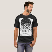 PassGate Voyage Toujours T-shirt homme noir (Devant entier)