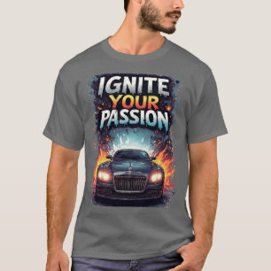 🏎️ Passie Aanwakkeren Kleur Spetter Sportauto Ene T-shirt