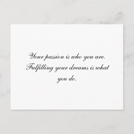 Passie Briefkaart (Voorkant)