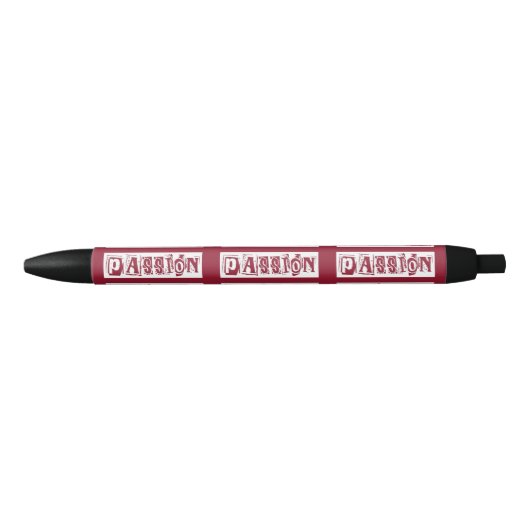 Passie Designer Zwarte Inkt Pen (Voorkant)