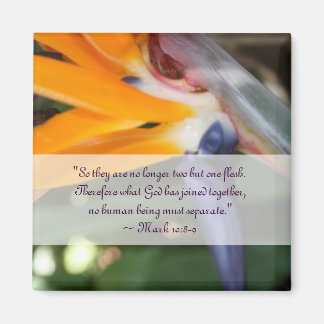 Passie in Paradise Christelijk Wedding Favor Magneet