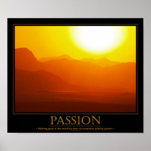 Passie Motivatie Poster