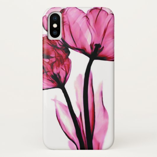 Passie | Roze Floral Case-Mate iPhone Case (Achterkant)