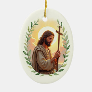 Passie van St. Johannes de Doper Gods Vrede Keramisch Ornament
