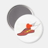 Passie voor hardlopen magneet (Voorkant / Achterkant)