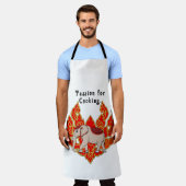 Passie voor koken. schort (Gedragen)