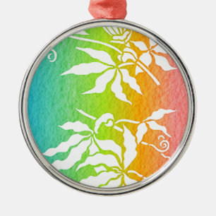 Passiebloem Metalen Ornament