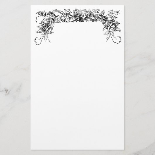 Passiebloem Stationery Briefpapier (Voorkant)