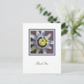 Passiebloem Sympathie Dank u Briefkaart (Staand voorkant)