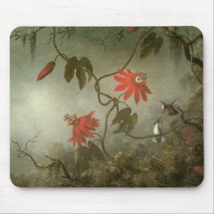 Passiebloemen en Kolibries door Martin J Heade Muismat
