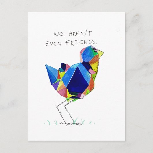 Passief agressief Briefkaart (Voorkant)