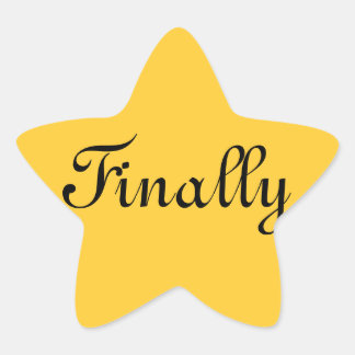 Passief Agressief: Gold Star Ster Sticker