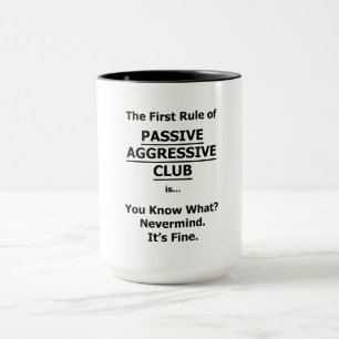 Passief Agressieve Club Mok
