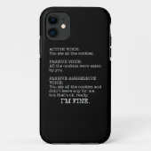 Passief-Agressieve Stem Funny Sarcastic Quote Case-Mate iPhone Case (Achterkant)
